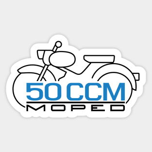 Moped Sparrow Emblem 50cc (black) Sticker